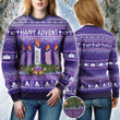Happy Advent Hope Peace Jesus Joy Love All Over Print Sweater
