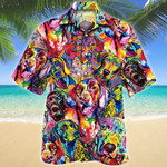 German Shorthaired Pointer Watercolor Hawaiian Shirt