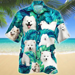 Samoyed Dog Lovers Hawaiian Shirt