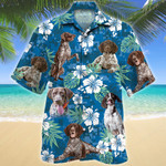 German Shorthaired Pointer Dog Lovers Blue Camouflage Hawaiian Shirt