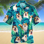 Icelandic Sheepdog Dog Lovers Hawaiian Shirt