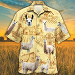 Llama Lovers Farm Hawaiian Shirt