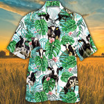 Holstein Friesian Cattle Lovers Tropical Plant Hawaiian Shirt