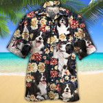 Border Collie Dog Lovers Green Plaid Pattern Hawaiian Shirt