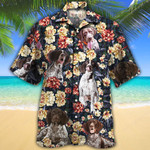 German Shorthaired Pointer Dog Lovers Green Plaid Pattern Hawaiian Shirt
