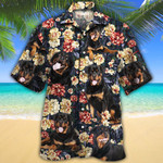 Rottweiler Dog Lovers Green Plaid Pattern Hawaiian Shirt