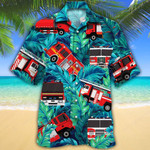 Firefighter Cars Hawaiian Shirt
