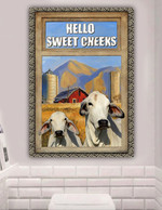Brahman Cattle Lovers Hello Sweet Cheeks Poster