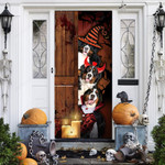 Bernese Mountain Dog Lovers Freaky Halloween Door Cover