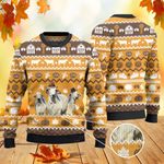 Brahman Cattle Lovers Thanksgiving Gift Knitted Sweater