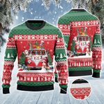 German Shorthaired Pointer Dog Lovers Christmas Van Knitted Sweater