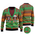 German Shorthaired Pointer Dog Lovers Cardigan Costume Knitted Sweater