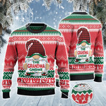 The Grandma Gnome Christmas Gift All Over Print Sweater