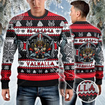 Fa La La La Vikings All Over Print Sweater