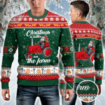 Christmas Is Better On The Farm All Over Print Sweater