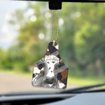 Holstein Friesian Cattle Lovers Gift Ear Tag Acrylic Car Ornament