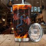 Metal Dragon Stainless Steel Tumbler, Insulated Tumbler, Custom Travel Tumbler, Tumbler Coffee Mug, Insulated Coffee Cup
