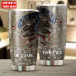 Love Camo Stainless Steel Tumbler, Insulated Tumbler, Custom Travel Tumbler, Tumbler Coffee Mug, Insulated Coffee Cup