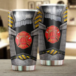 Love Firefighter Stainless Steel Tumbler, Insulated Tumbler, Custom Travel Tumbler, Tumbler Coffee Mug, Insulated Coffee Cup