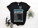 Gemini Unisex T-Shirt, Gemini Astrological Zodiac Sign Facts, Funny Horoscope Astrology V3, Birthday Gift T-Shirt - Spreadstores