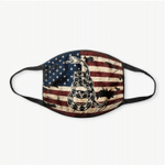 Gadsden Don't Tread On Me - Vintage USA Horizontal Flag Face Cover - Spreadstores
