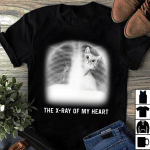 Funny Shirt, Funny Cat Shirt, The X-ray Of My Heart T-Shirt - Spreadstores