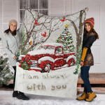 I Am Always With You Blanket Christmas Gift Sherpa Blanket - Spreadstores