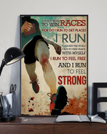 I Don't Run To Win Races, Running Canvas, Sporty Canvas, Gifts For Sport Lover Canvas - Spreadstores