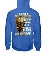 I Was Born In September I Am A Good Person Veteran Hoodie, Veteran Sweatshirts - Spreadstores