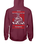 I'm A Good Person But Don't Give Me A Reason To Show My Evil Side Veteran Hoodie, Veteran Sweatshirts - Spreadstores