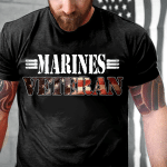 Marines Veteran Shirt Proud US Marine Veteran T-Shirt - Spreadstores