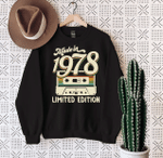 Made In 1978 Birthday Gift Sweatshirt, 43rd Birthday Vintage Sweatshirt, Gift For Her For Him Sweatshirt - Spreadstores