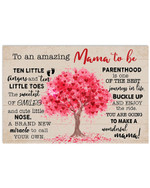 Mom Canvas, Mother's Day Gift For Mom, To An Amazing Mama To Be, Gift From Daughter Canvas - Spreadstores