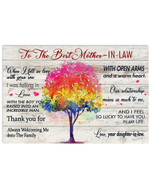 Mom Canvas, Mother's Day Gift For Mom, To The Best Mother-in-law, When I Fell In Love With Your Son Color Tree Canvas - Spreadstores