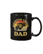 Monster Truck Dad Mug Retro Vintage Monster Truck Mug - Spreadstores