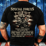 Special Forces Yea, Though I Walk Through The Valley Of The Shadow Of Death T-Shirt - Spreadstores