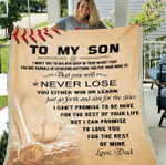 Son Blanket, Custom Blanket, To My Son I Want You To Believe Deep In Your Heart Fleece Blanket - Spreadstores