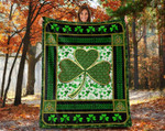 St Patrick's Day Blanket, Shamrock Blanket, Gifts Idea For Patrick's Day Family Fleece Blanket - Spreadstores