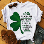 St. Patrick's Day Unisex T-Shirt, I'm An Irish Woman, Patrick's Day Gifts, Gift For Women T-Shirt - Spreadstores