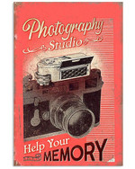 Photographer Help Your Memory Matte Canvas - Spreadstores