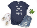 Pisces Shirt, Pisces Zodiac Sign, Astrology Birthday Shirt, Birthday Gift For Her, Pisces Art Unisex T-Shirt - Spreadstores