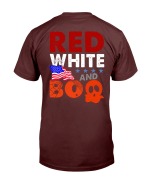 Red White And Boo, Great Gift For Halloween T-Shirt - Spreadstores