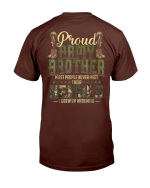 Proud Army Brother Shirt Patriotic Military Veteran T-Shirt - Spreadstores