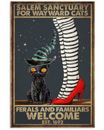 Salem Sanctuary For Wayward Cats Ferals And Familiars Welcome Fleece Blanket - Spreadstores