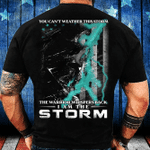 PTSD Awareness Shirt The Warrior Whispers Back I Am The Storm T-Shirt - Spreadstores