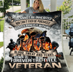 Veterans Blanket - I Own It Forever The Title Veteran Fleece Blanket - Spreadstores