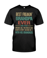 Veteran Shirt, Father's Day Shirt, Best Freakin' Grandpa Ever T-Shirt KM2805 - Spreadstores