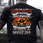 Veteran T-Shirt, Gift For Dad, I'm A Grumpy Old Man I Was Born In December T-Shirt - Spreadstores