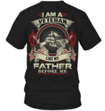 Veteran Shirt, I Am A Veteran Like My Father Before Me T-Shirt - Spreadstores