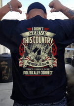 Veteran Shirt, Veteran Day Gift, Veterans Day Unisex T-Shirt, I Didn't Serve This Country T-Shirt - Spreadstores